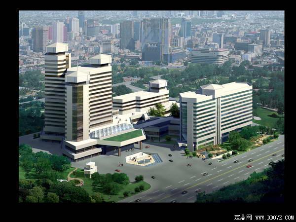 首都某宾馆建筑设计方案3DMAX模型素材文件