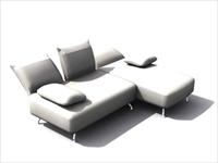现代家具3DMAX模型之沙发022