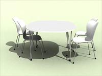 现代家具3DMAX模型之餐桌椅012