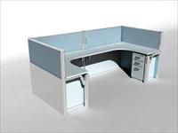 现代家具3DMAX模型之办公桌_办公单元037