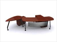 现代家具3DMAX模型之办公桌_办公单元041