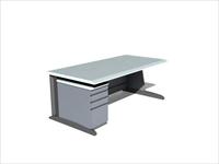现代办公设施3DMAX模型之办公桌021