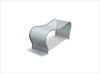 现代公装设施3DMAX模型之公共座椅035