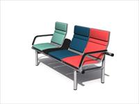 现代公装设施3DMAX模型之公共座椅046