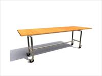 现代公装设施3DMAX模型之餐桌椅001