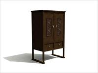 现代中式家具3DMAX模型之柜架31