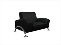 品牌家具3DMAX模型_现代办公家具-沙发-001