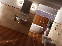 高级别墅卫生间室内装饰效果图3DMAX模型带完整材质贴图