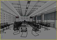 办公空间商业会议室3DMAX模型库