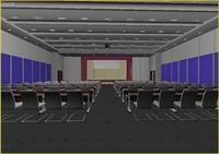 办公中心会议室室内设计方案3DMAX模型文件