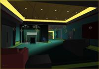 商务空间酒店大堂室内3DMAX模型