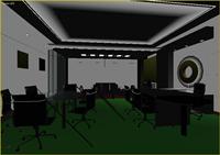 商务办公空间室内装饰方案3DMAX模型