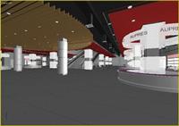 大型商场大堂室内装饰方案3DMAX模型