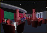 演艺酒吧室内装饰方案3DMAX模型源文件