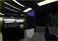 某餐厅室内装饰效果3DMAX模型文件