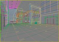 文化办公空间室内效果图3DMAX模型文件