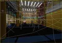 行政办公中心大堂室内设计方案3DMAX模型
