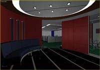 留学服务中心前台接待处室内装饰设计方案3DMAX模型库