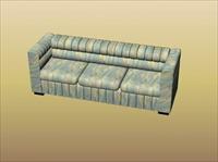 当代 、现代家具沙发3D模型B-036