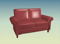 当代 、现代家具沙发3D模型B-044