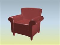 当代 、现代家具沙发3D模型B-043