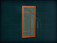 门窗构件之大门3D模型大门021