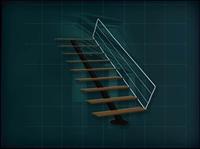 装饰构件之楼梯3D模型楼梯029