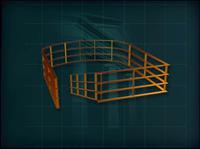 装饰构件之楼梯3D模型楼梯023