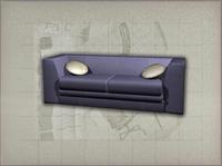 现代主义风格之沙发3D模型沙发005