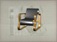 现代主义风格之椅子3D模型椅子069