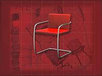 现代主义风格之椅子3D模型椅子059
