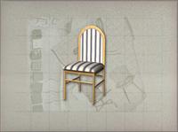 酒店风格家具椅子B0203D模型