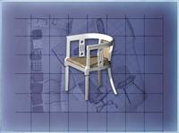 酒店风格家具椅子B0253D模型