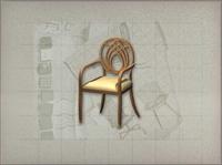 酒店风格家具椅子B0333D模型