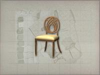 酒店风格家具椅子B0343D模型