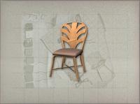 酒店风格家具椅子B0373D模型