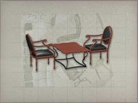 酒店风格家具椅子B0413D模型