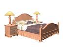 室内家具床-203D模型