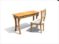 欧式家具桌子0673D模型