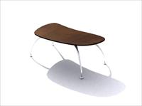 室内家具之办公桌0123D模型