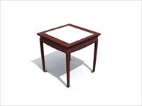 室内家具之桌子013D模型