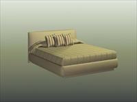 室内装饰设计3D模型之外国床-10