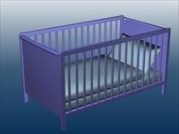 室内装饰设计3D模型之婴儿床02