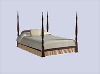 传统家具-2床3D模型d-001