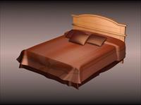 传统家具-2床3D模型d-003