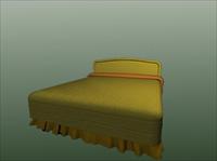 传统家具-2床3D模型d-012