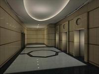 某高档高层住宅小区电梯厅室内装饰方案效果图3DMAX模型文件加PSD分层素材模板全套完整资料