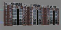 六层住宅楼3DMAX模型有贴图